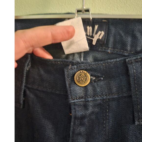 Anlo Blue Pacific Wash Wide Leg Jeans Size 31 TALL DISCONTINUED Hippie Boho - Picture 11 of 12